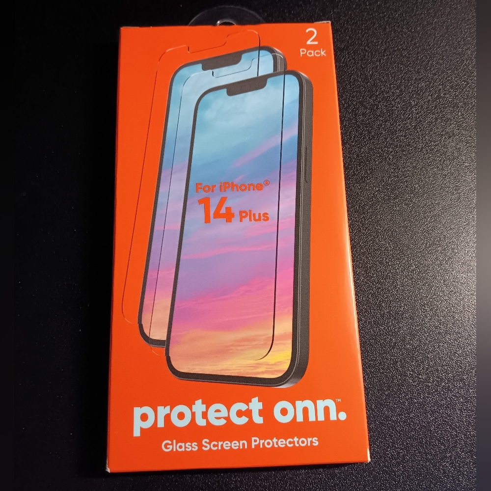 2 PK GLASS SCREEN PROTECTORS